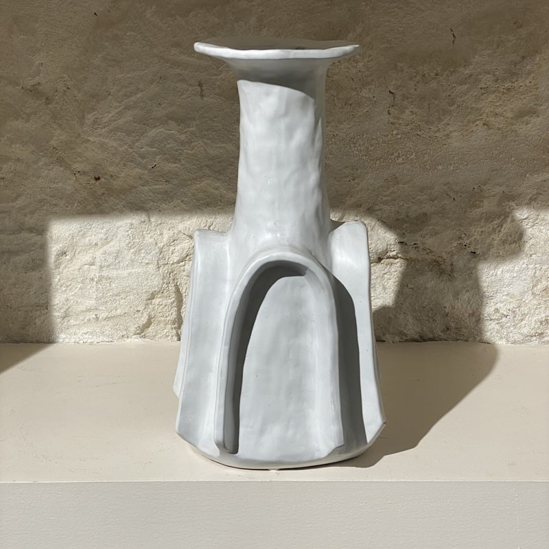 Vase blanc céramique SERAX: ambiance déco wabi sabi - Boutique pH7