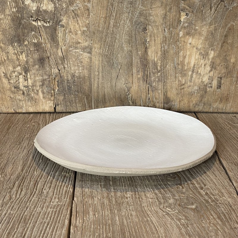 Plat de service en béton émaillé blanc FCK Plat de service en béton émaillé blanc FCK