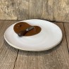 Plat de service en béton émaillé blanc FCK